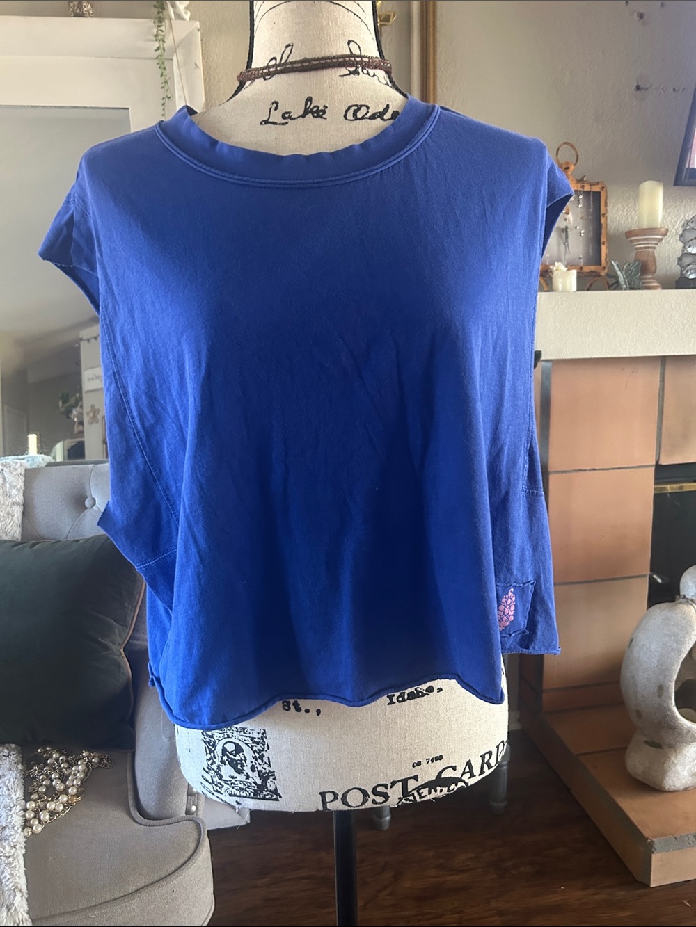 FP Movement by Free People Cobalt Blue Sleeveless Muscle Tank